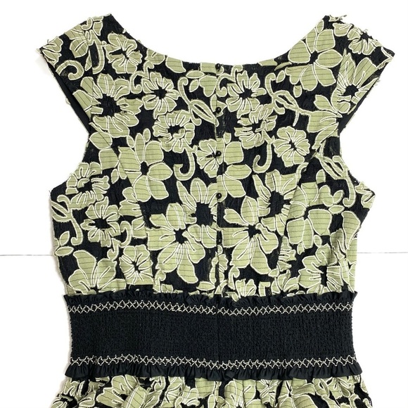 Zac Zac Posen Mika Floral-Appliquéd Gown Dress New - Picture 5 of 11